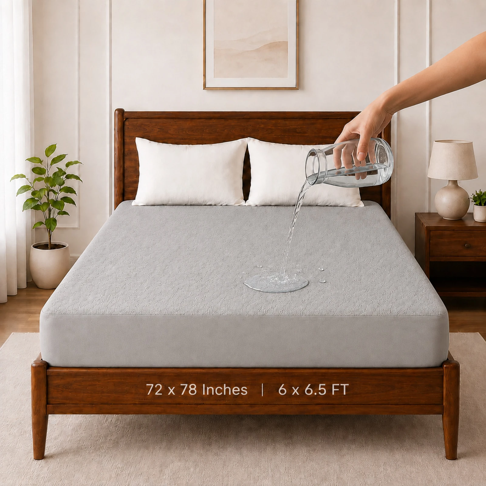 Premium Waterproof Mattress Protector - Image 2