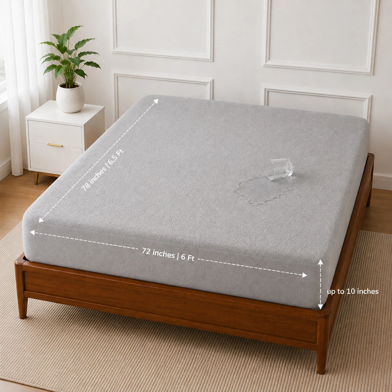 Premium Waterproof Mattress Protector - Image 3