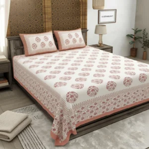 Premium Book Fold Printed Bedsheet
