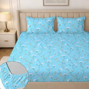 Premium Cotton Fitted Bedsheet